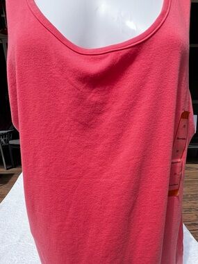 Northcrest Coral Scoop Neck Tank Top. Size 3X. #Summer